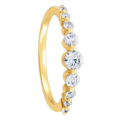 Bague Baila Or Jaune & Diamants - Aurora