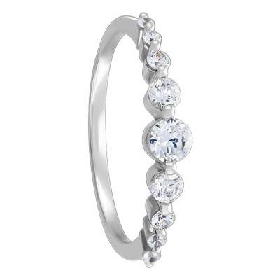 Bague Baila Or Blanc & Diamants - Aurora
