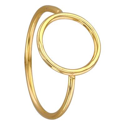375/1000 Yellow Gold Circle Ring - Maison Ballet by Scarlett