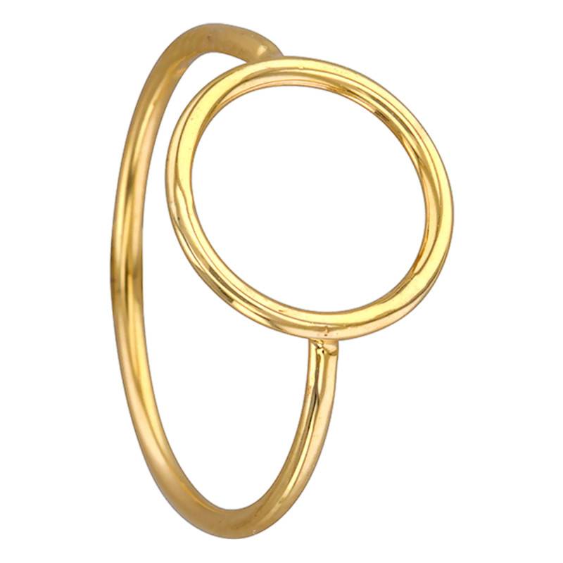 375/1000 Yellow Gold Circle Ring - Maison Ballet by Scarlett