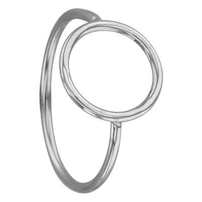 375/1000 White Gold Circle Ring - Maison Ballet by Scarlett