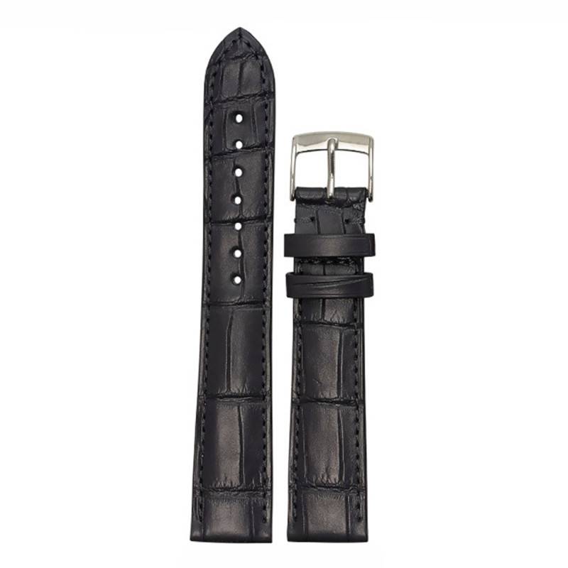 Bouveret Anthracite Alligator Watch Strap Beauville 4010 - Bouveret