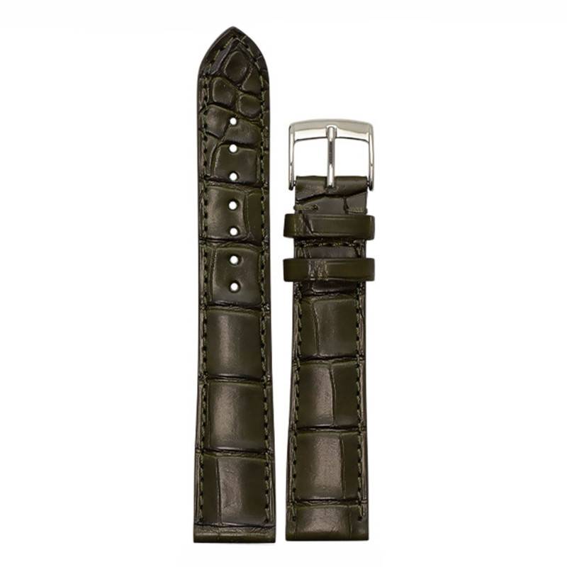 Khaki Alligator Beauville 4010 Watch Strap - Bouveret