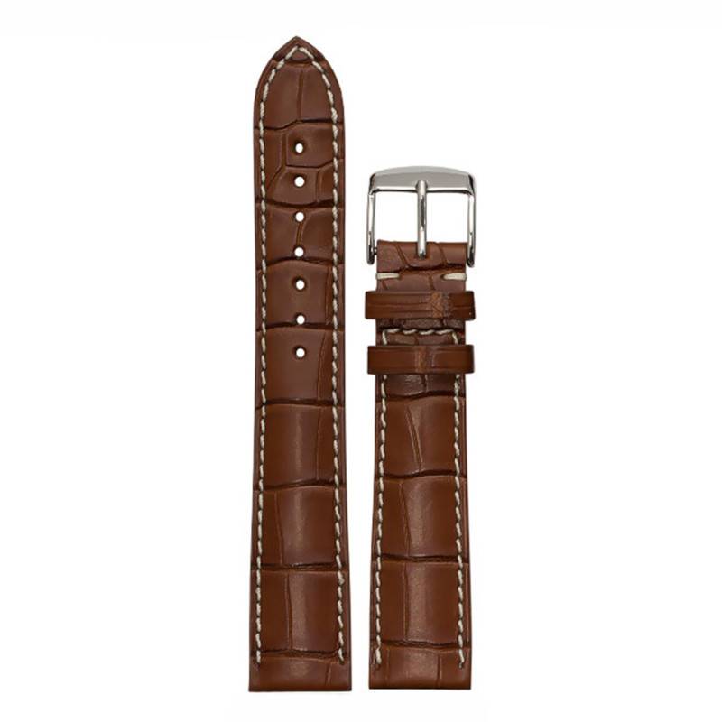 Havane/Sellier Alligator Beauville 4010 Watch Strap - Bouveret
