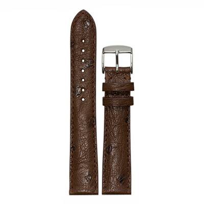 Bracelet de montre Opéra 4190 Autruche Acajou - Bouveret
