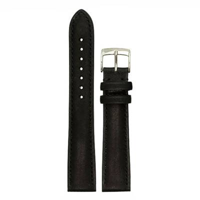 Black Calfskin Bastille 4441 Watch Strap - Bouveret