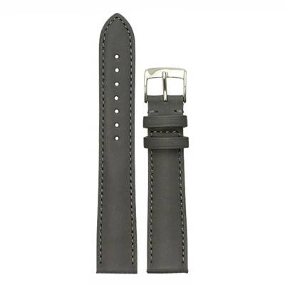 Bastille 4441 Anthracite Calfskin Watch Strap - Bouveret