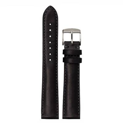 Bracelet de montre Orsay 4670 Vachette Tannage Végétal Noir - Bouveret