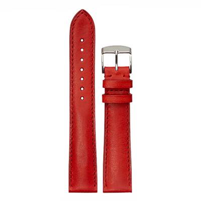Red Vegetable-Tanned Cowhide Orsay 4670 Watch Strap - Bouveret