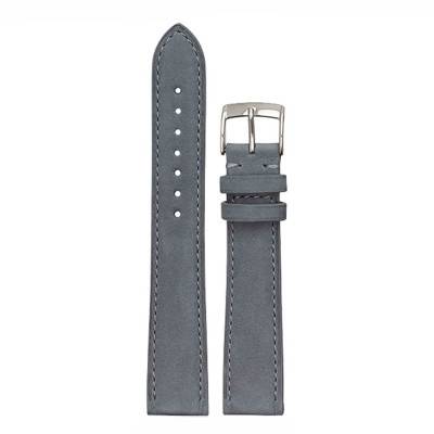 Capitole 4701 Silver Taurillon Nubuck Watch Strap - Bouveret