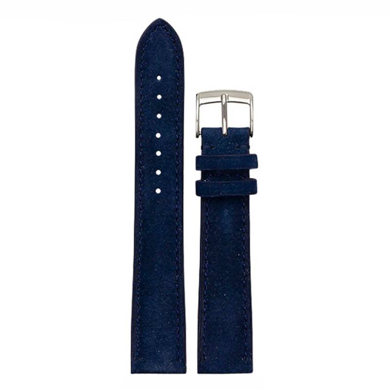 Capitole 4701 Navy Taurillon Nubuck Watch Strap - Bouveret