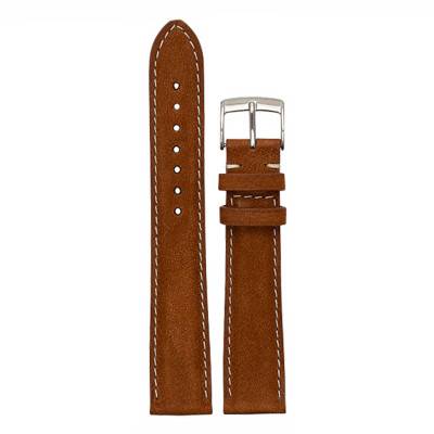 Capitole 4701 Cognac/Sellier Taurillon Nubuck Watch Strap - Bouveret
