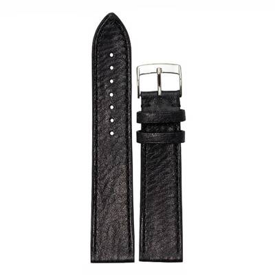 Courchevel 4511 Vintage Tennessee Black Calfskin Watch Strap - Bouveret