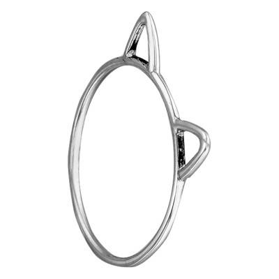 Bague Oreilles de Chat, Or blanc 750 - Ocarat