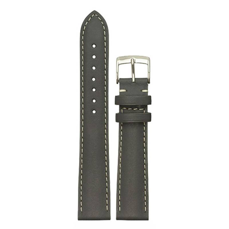 Bastille 4441 Anthracite Calfskin/Saddler Watch Strap - Bouveret