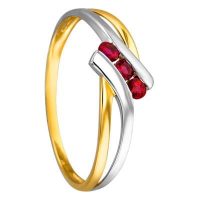 Bague Attis 2 Ors 750, Rubis 0,207 ct - Joelli