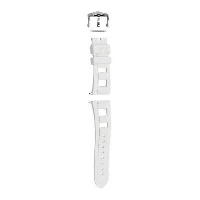 White Rubber Watch Band SGF5002M - ZRC