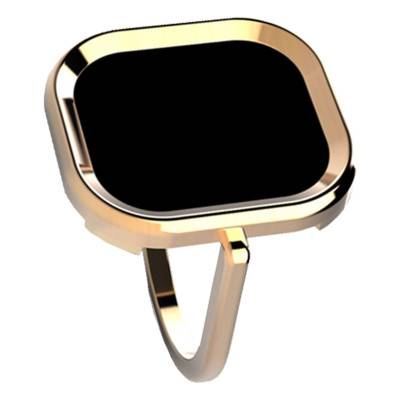 Bague Mykonos Onyx & Plaqué Or - Skalli