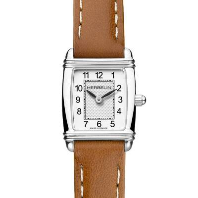 Art Déco Mini Tonneau Watch 17438AP22GD - Herbelin