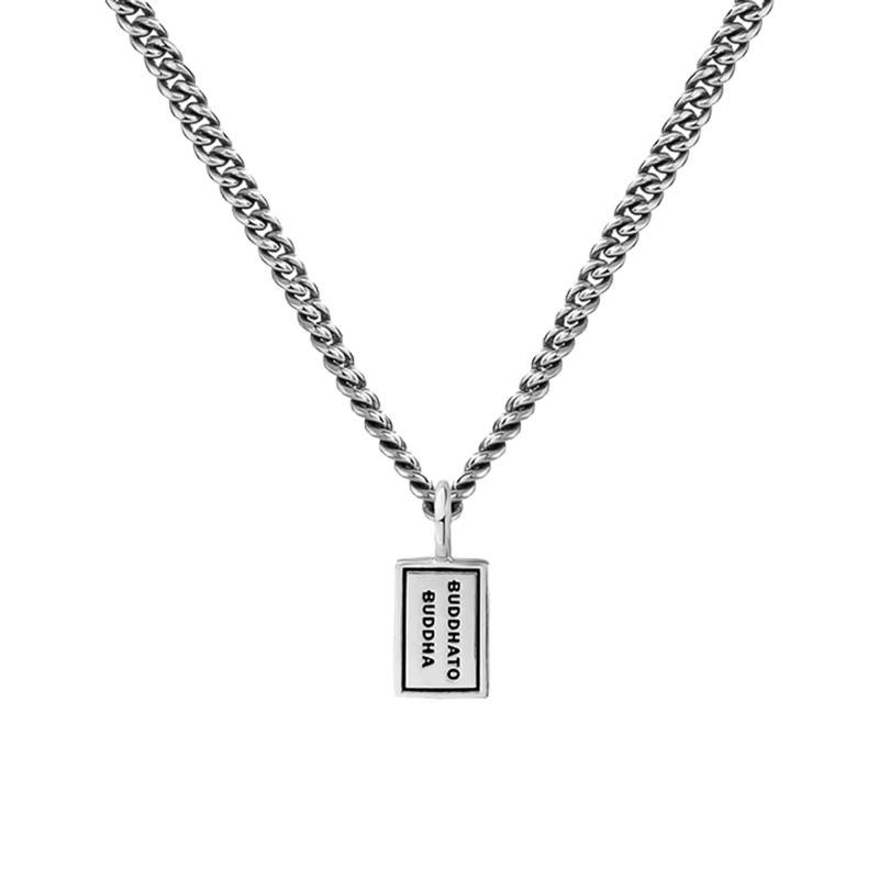 925 Sterling Silver Essential Necklace, Length 75 cm - Buddha to Buddha