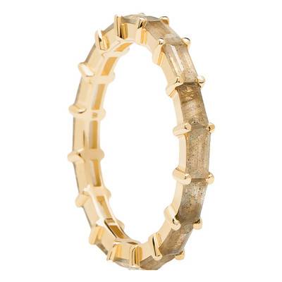 Yellow Gold-Plated Pistil Ring - AN01-220 - Pdpaola