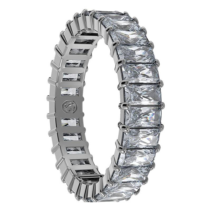 Matrix Ruthenium Metal & Gray Crystal Ring - 5648916 - Swarovski