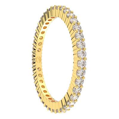 Gold-Tone Metal & Crystal Vittore Round Ring - 5656293 - Swarovski