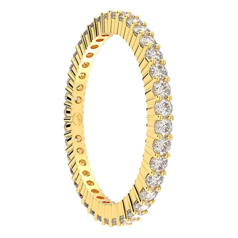 Gold-Tone Metal & Crystal Vittore Round Ring - 5656293 - Swarovski