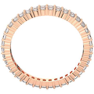 Rose Gold-Plated Metal Round Vittore Ring & Crystals - 5656303 - Swarovski