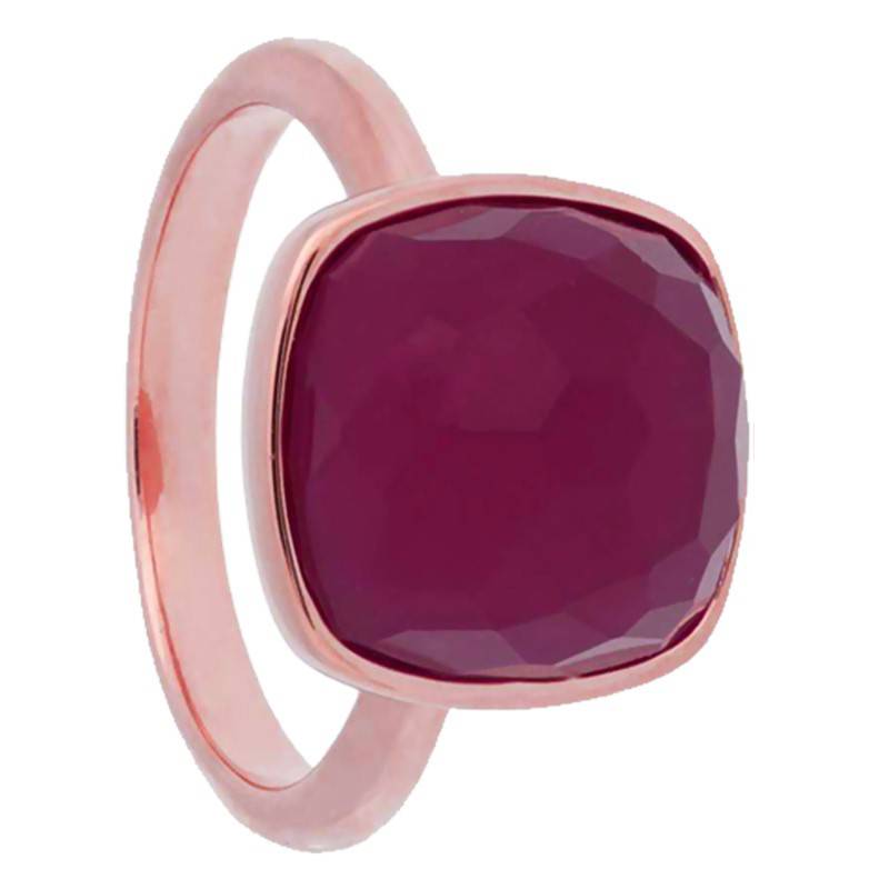Charisma Melanzana Chalcedony Ring - Size 52 - Bronzallure