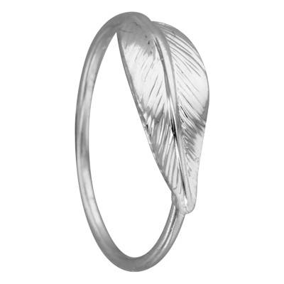 Bague Plume Or Blanc 375 - Scarlett or Scarlett