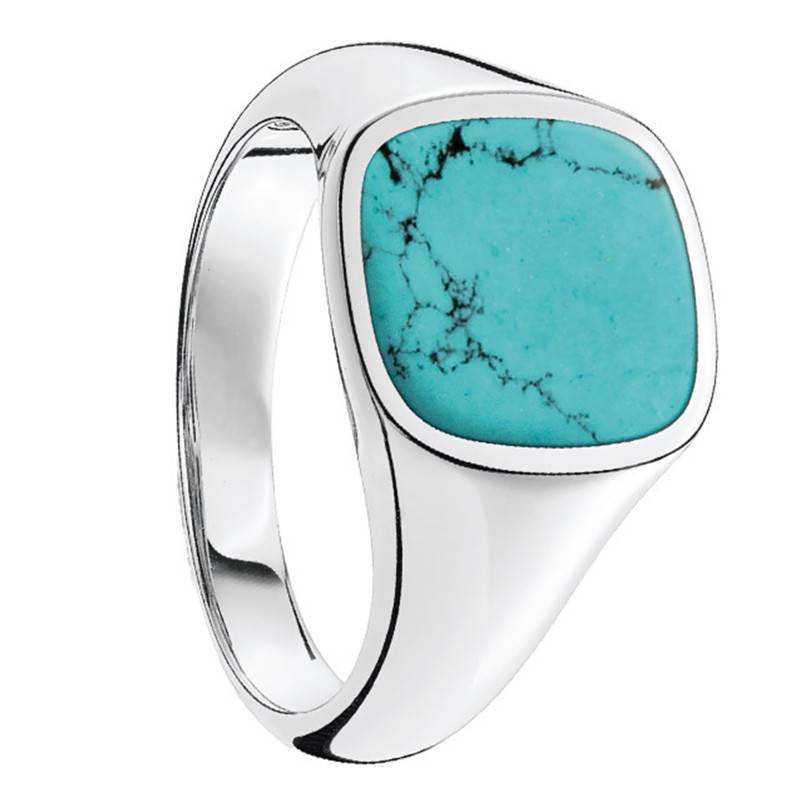 Classic Turquoise Ring - TR2332-404-17 - Thomas Sabo