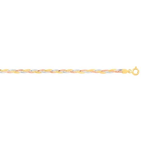Collier d'occasion or 750 maille tressée