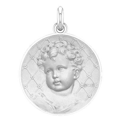 Médaille Enfant Ronde Argent, Diamètre 15 mm à 22 mm - Becker
