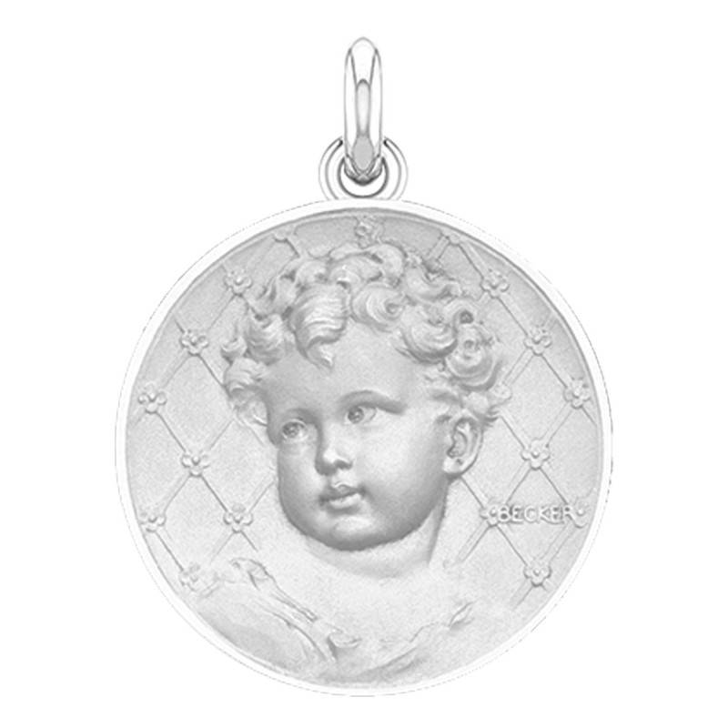 Round Child Medal Silver, Diameter 15 mm to 22 mm - Becker