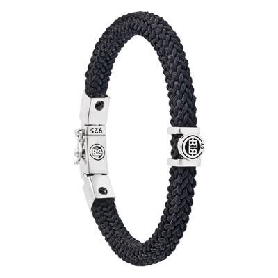 Bracelet Denise Cord - Black, Longueur 18 cm à 21 cm, Largeur 5,00 mm - Buddha to Buddha