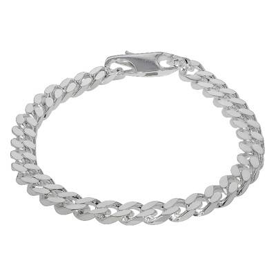 Silver 925 Curb Chain Bracelet, Length 21 cm - Artemis