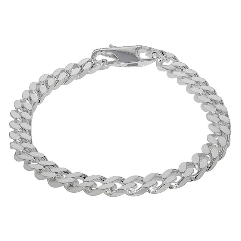 Silver 925 Curb Chain Bracelet, Length 21 cm - Artemis