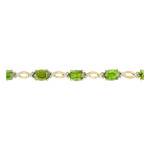 Bracelet Péridot Or Jaune