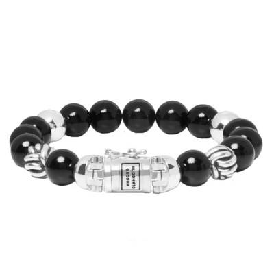 Spirit Bead & Onyx Bracelet, Length 19 cm to 21 cm - Buddha to Buddha