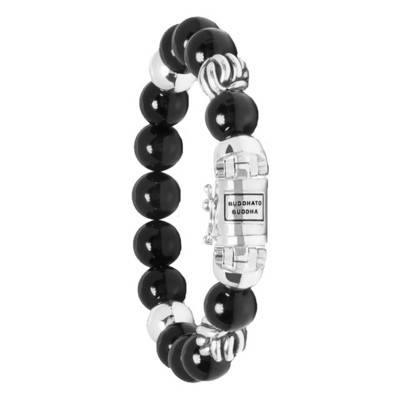 Spirit Bead & Onyx Bracelet, Length 19 cm to 21 cm - Buddha to Buddha