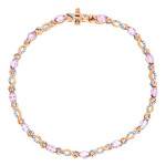 Bracelet Morganites Or Rose