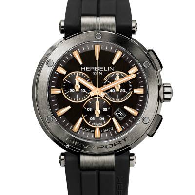 Newport Chrono Watch 37688G33TCA - Herbelin