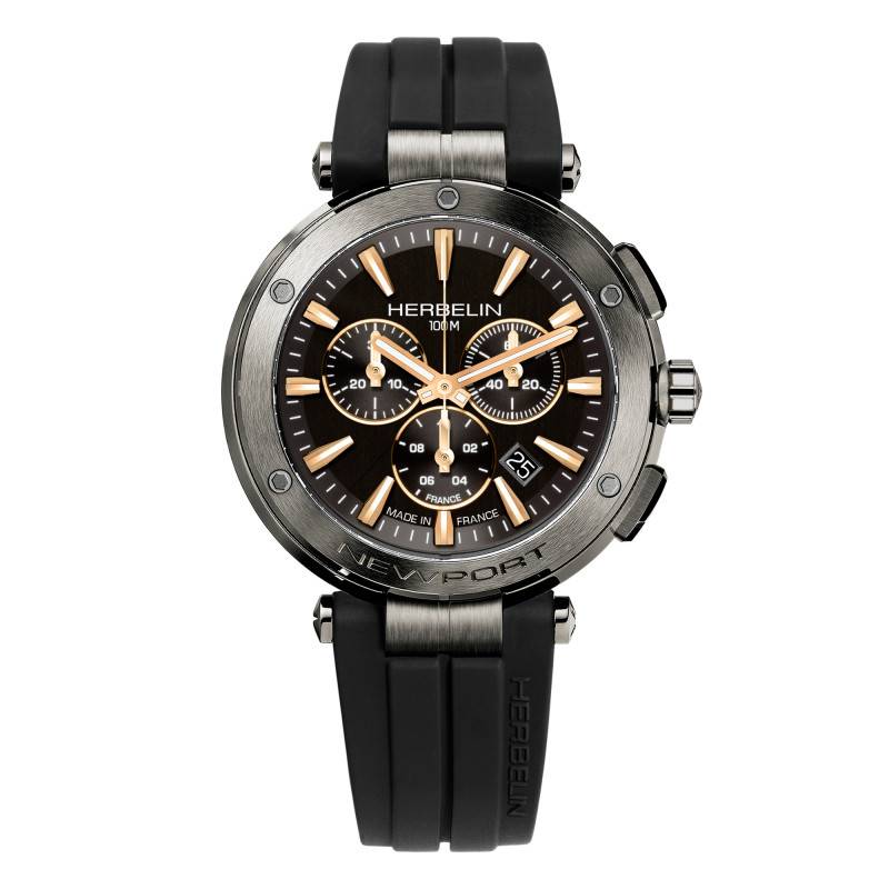 Newport Chrono Watch 37688G33TCA - Herbelin