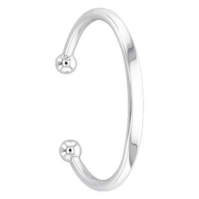 925 Silver Open Children's Bangle, Diameter 45 mm, Width 3 mm - Artemis