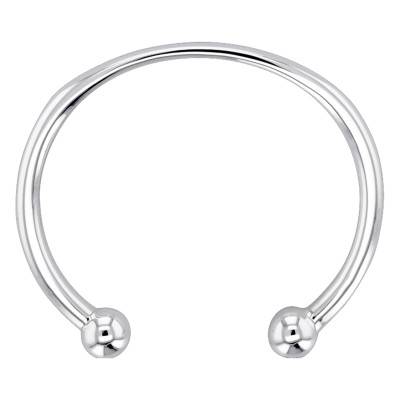 925 Silver Open Children's Bangle, Diameter 45 mm, Width 3 mm - Artemis