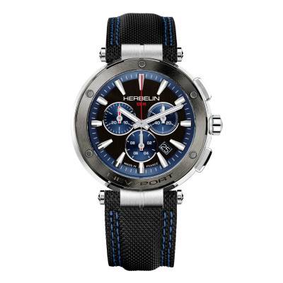 Newport Chrono Watch 37688AG65 - Herbelin