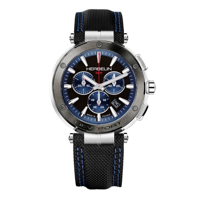 Newport Chrono Watch 37688AG65 - Herbelin