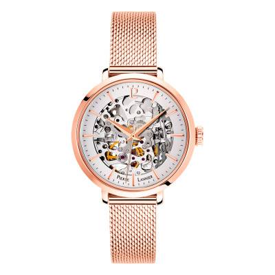 Montre Automatic PVD or rose Maille Milanaise 313B928 - Pierre Lannier