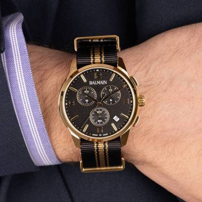 Balmain Downtown Madrigal Chrono Gent Watch B74803164 - Balmain